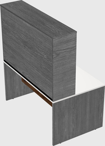 Rectangular desk