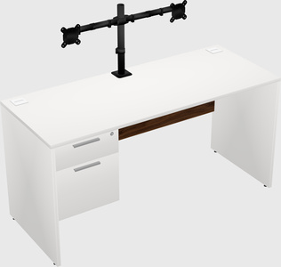 Rectangular desk
