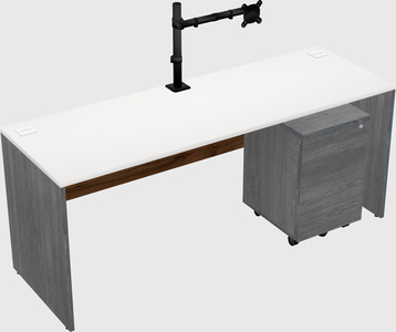 Rectangular desk