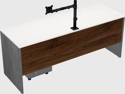 Rectangular desk