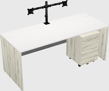 Rectangular desk