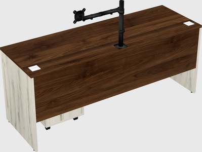 Rectangular desk