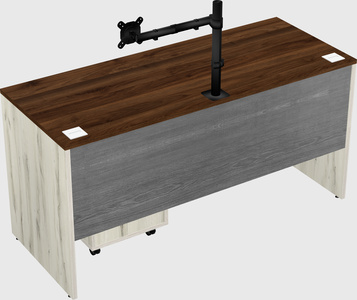 Rectangular desk