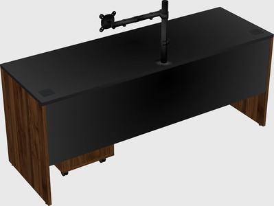 Rectangular desk