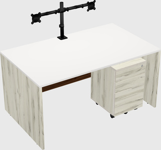 Rectangular desk