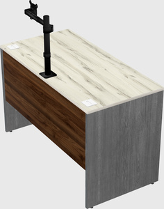 Rectangular desk