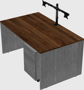 Rectangular desk