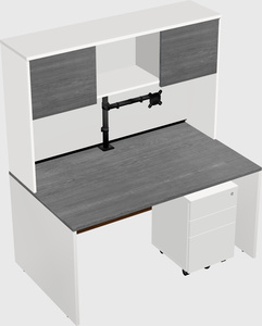 Rectangular desk