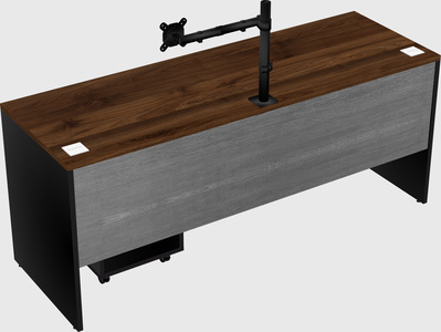 Rectangular desk