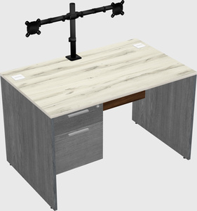 Rectangular desk