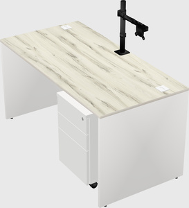 Rectangular desk