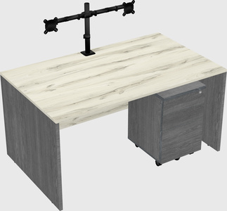 Rectangular desk