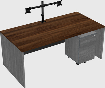 Rectangular desk