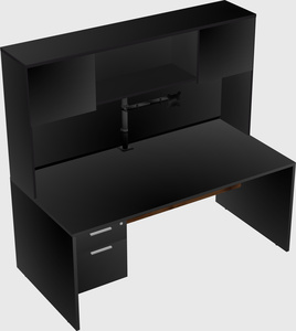 Rectangular desk