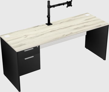 Rectangular desk