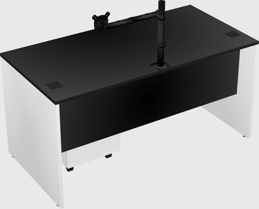 Rectangular desk