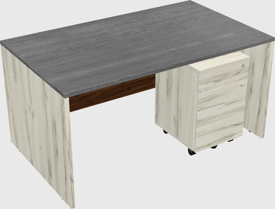 Rectangular desk