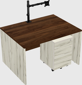 Rectangular desk