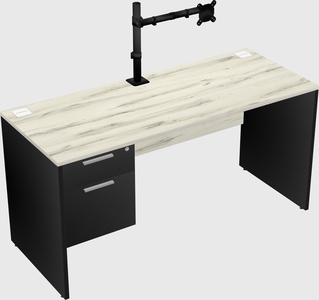 Rectangular desk