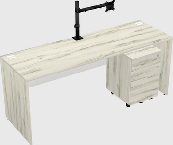 Rectangular desk