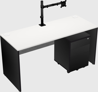 Rectangular desk