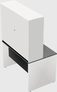 Rectangular desk