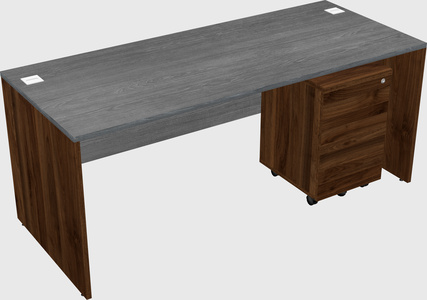 Rectangular desk