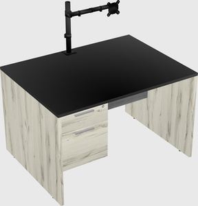 Rectangular desk