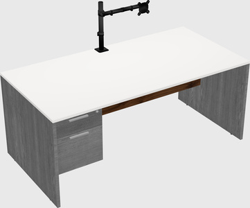 Rectangular desk