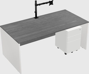 Rectangular desk