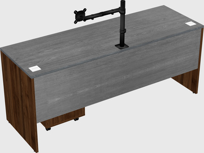 Rectangular desk