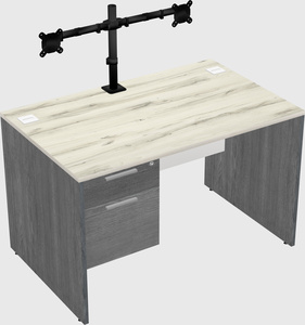 Rectangular desk