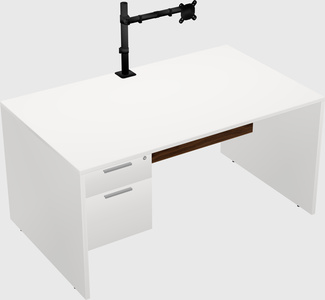 Rectangular desk
