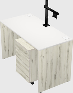 Rectangular desk