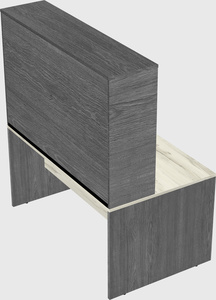 Rectangular desk