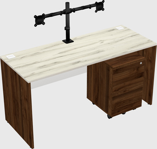 Rectangular desk