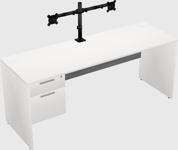 Rectangular desk