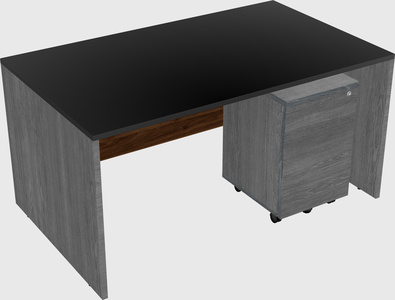 Rectangular desk