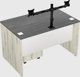 Rectangular desk