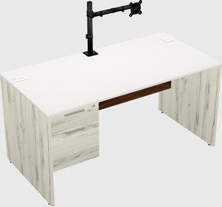 Rectangular desk