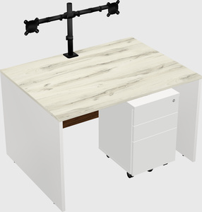 Rectangular desk