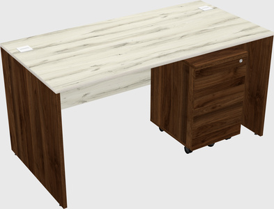 Rectangular desk