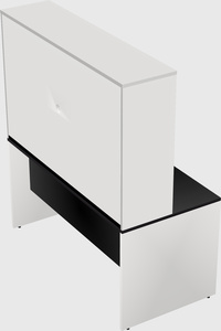 Rectangular desk