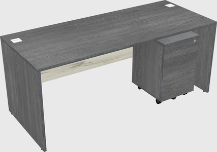 Rectangular desk