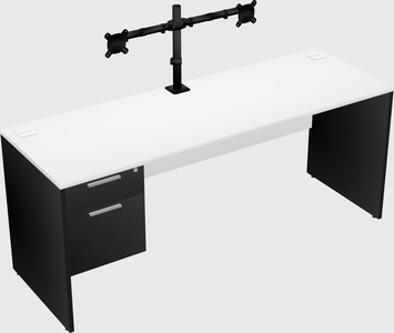 Rectangular desk