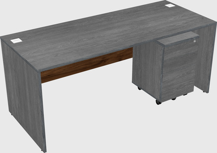 Rectangular desk