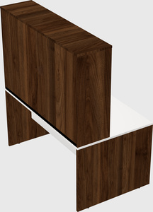 Rectangular desk