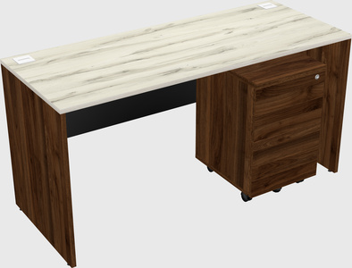 Rectangular desk