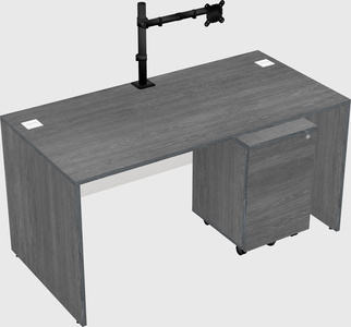 Rectangular desk