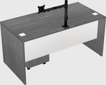 Rectangular desk